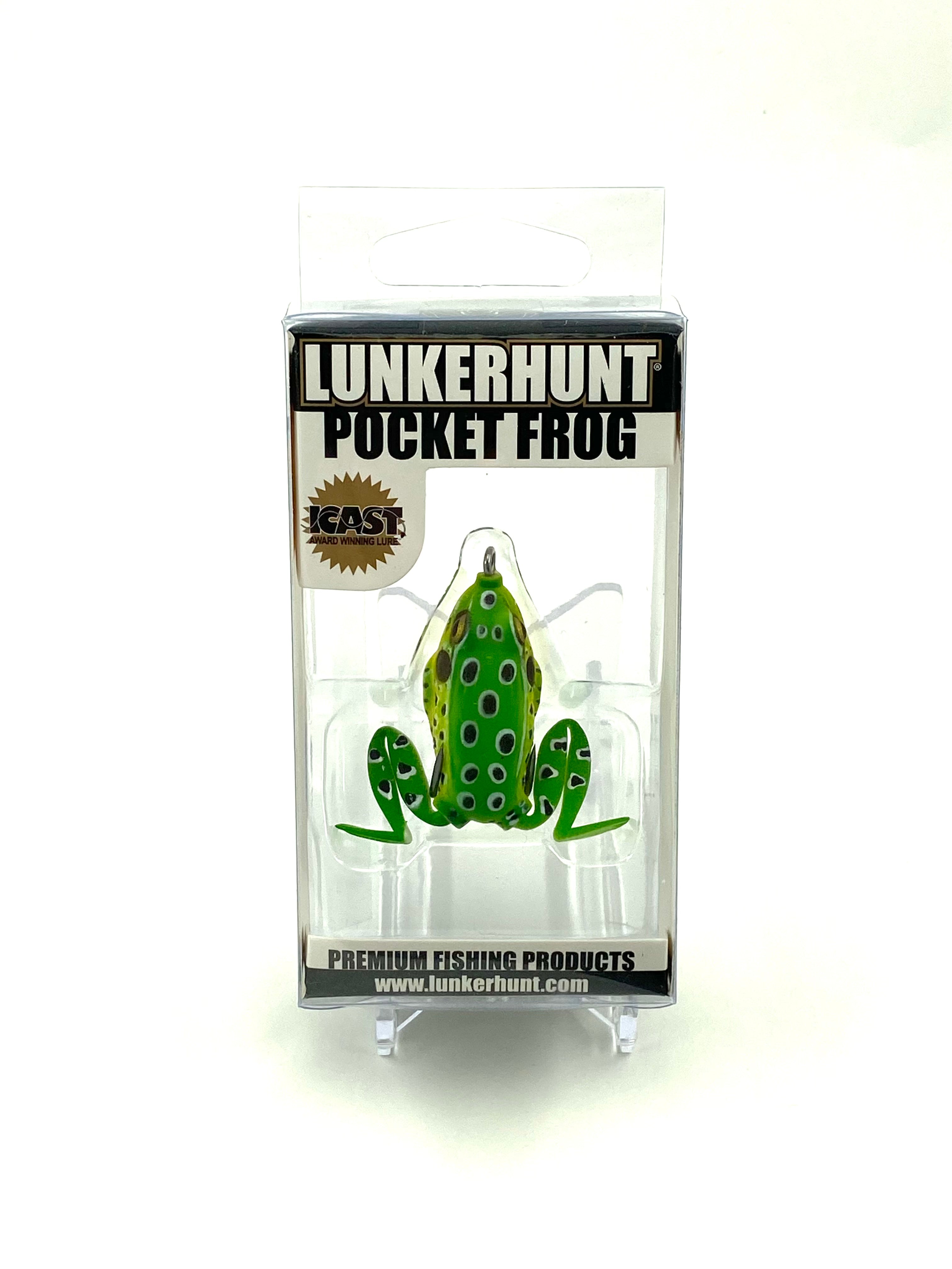 LUNKERHUNT POCKET FROG Fishing Lure • PF03 LEOPARD – Toad Tackle