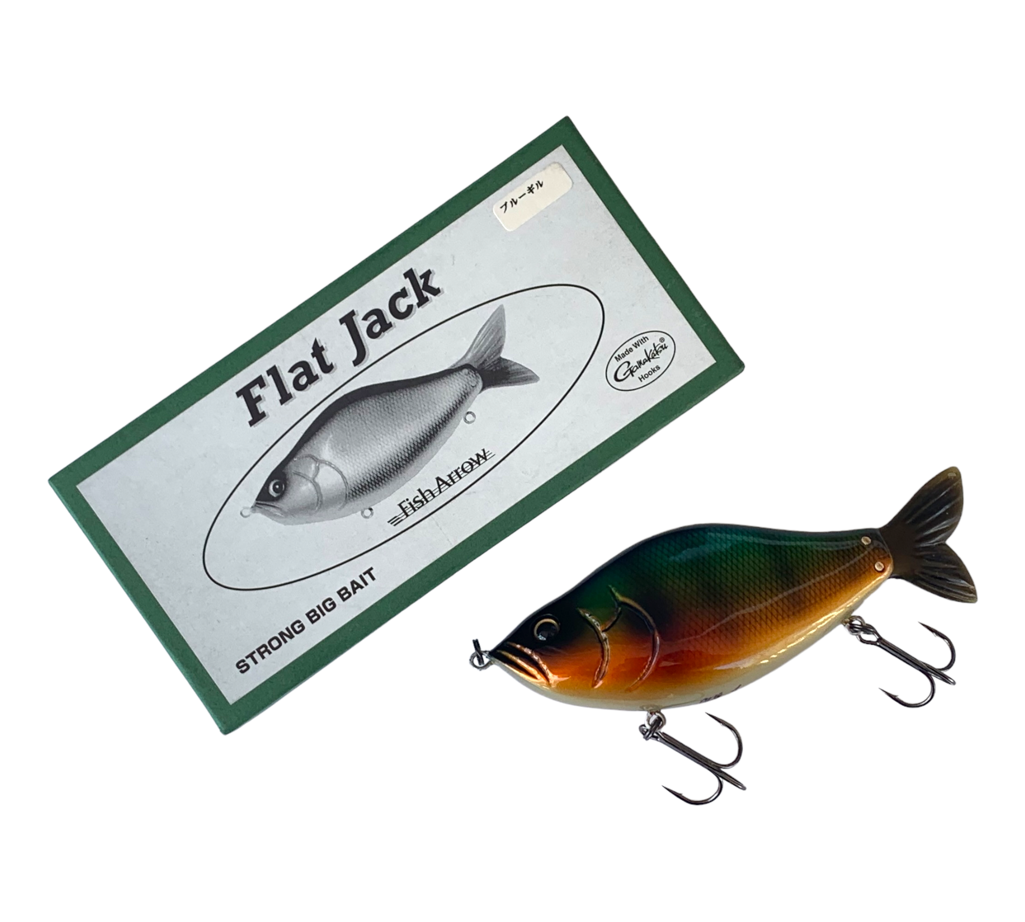 fish arrow lures FISH ARROW FLAT JACK STRONG BIG BAIT GAMAKATSU HOOK BLUEGILL – Toad Tackle