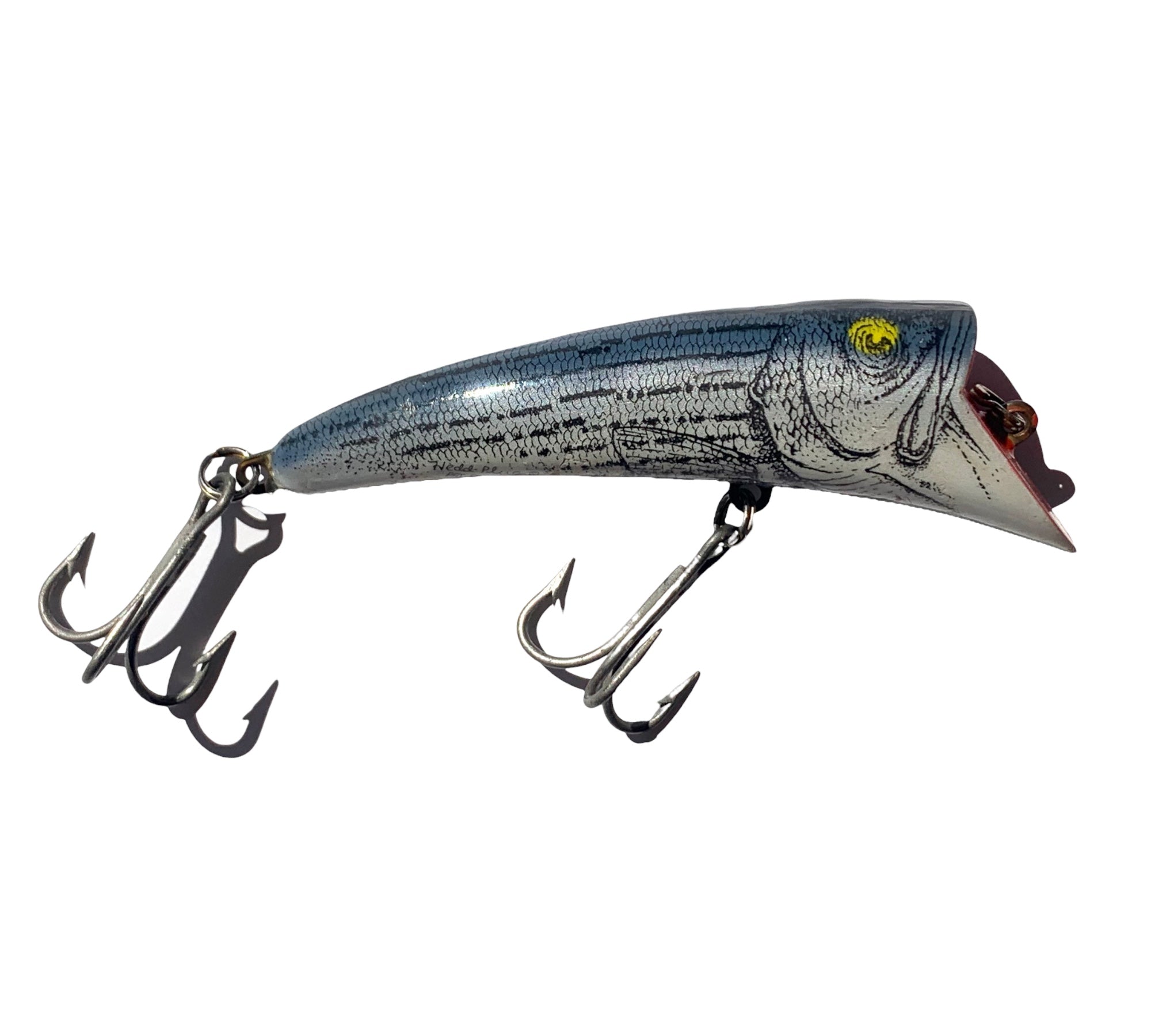 HEDDON MAGNUM HEDD PLUG Fishing Lure • 8850 NATURAL STRIPER – Toad Tackle