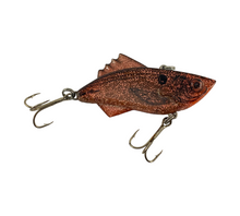 Load image into Gallery viewer, Toad Tackle • ToadTackle.net • RATTLES • MANN'S BAIT COMPANY FINN MANN Fishing Lure in RED GLITTER GHOST SHAD (Our Description, Not Official Color Name)