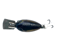 Charger l'image dans la galerie, REFLECTOR SERIES • Antique Fred Arbogast 1/8 oz ARBO-GASTER Fishing Lure • BROWN/BLACK SCALE
