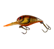 Load image into Gallery viewer, Left Facing View of STORM LURES SUSPENDING WIGGLE WART Fishing Lure in NATURISTIC BROWN CRAYFISH (Lip Stamped)