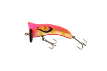 Load image into Gallery viewer, RARE • Lamprey Lure And Tackle Company "THE ORIGINAL LAMPREY" Vintage Fishing Lure • FLUORESCENT PINK w/ BLACK LIP