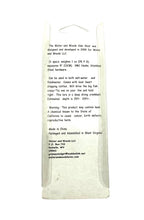 Load image into Gallery viewer, RAINELLE, WEST VIRGINIA • WATER AND WOODS SLAB SHAD Fishing Lure • BLACK w/ GREEN SPOTS