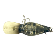 Load image into Gallery viewer, Belly View of STORM LURES WIGGLE WART Fishing Lure in PHANTOM BLACK SCALE