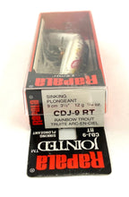 Charger l'image dans la galerie, Box Stats View of RAPALA LURES COUNTDOWN JOINTED 9 Fishing Lure in Rainbow Trout