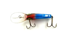 Load image into Gallery viewer, ๐บ๐ธ RED WHITE BLUE ๐บ๐ธ Vintage STORM LURES 2.5" DEEP LIGHTNIN' SHAD Fishing Lure โข DAL-SP#70 BLUE CLOWN