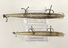 Cargar imagen en el visor de la galería, Lot of 2 REBEL LURES 4.5" & 5.5" MINNOW Fishing Lures • NATURALIZED PIKE