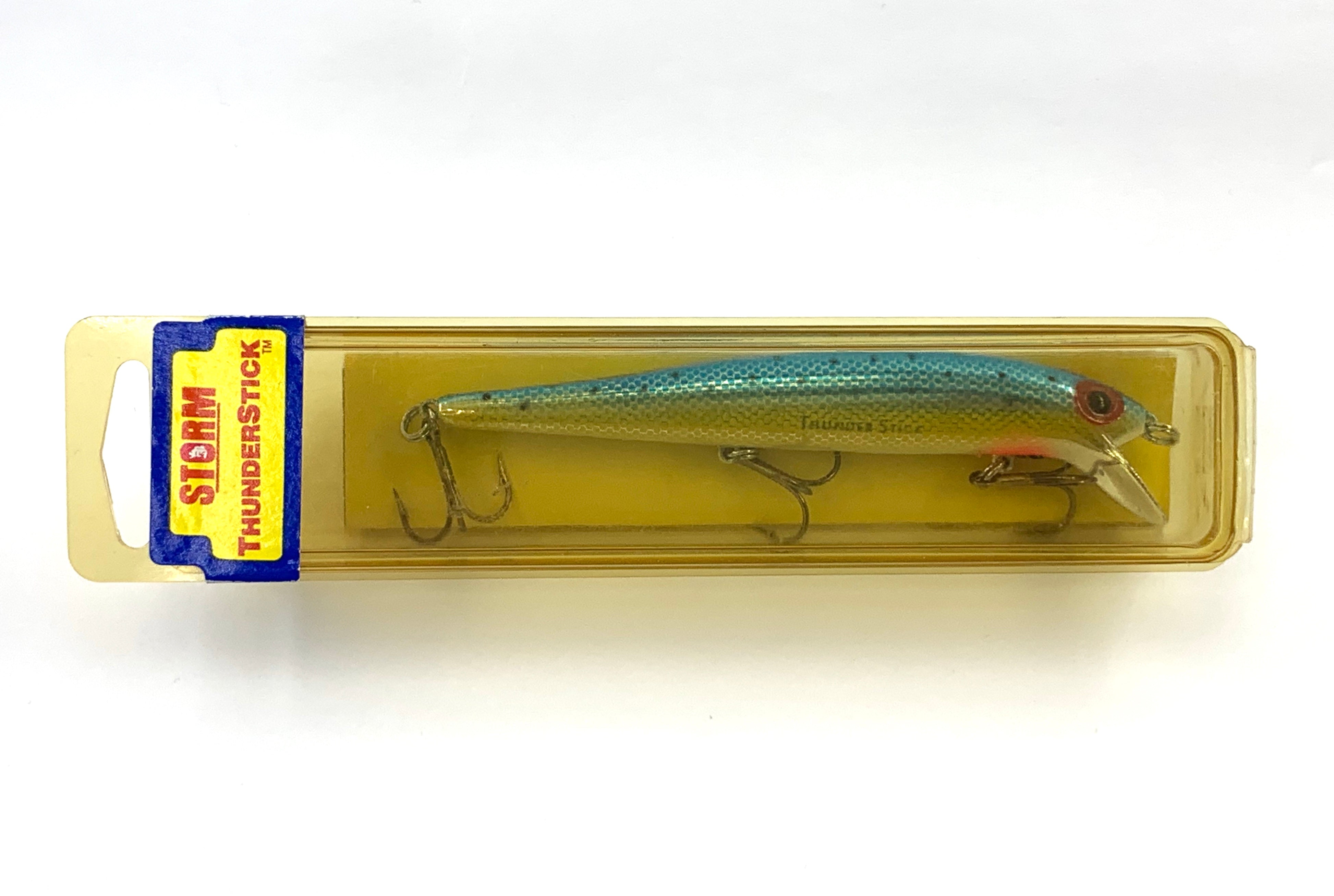 STORM LURES Thunderstick Fishing Lure • MET BLUE YLW SPECKS – Toad