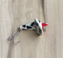 Load image into Gallery viewer, Toad Tackle • ToadTackle.net • ToadTackle.co • ToadTackle.us • Pre-Rapala • Vintage STORM LURES GLOP Fishing Lure • G52 BLACK/WHITE COACHDOG