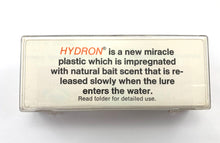 Load image into Gallery viewer, Bottom Box View of Vintage OLD PAL HYDRON Scented Fishing Lure From Woodstream, USA
