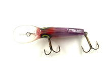 Load image into Gallery viewer, SPECIAL PRODUCTION • Vintage STORM LURES 2.5" DEEP LIGHTNIN' SHAD Fishing Lure • DAL-SP#72 PURPLE CLOWN