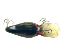 Load image into Gallery viewer, Top or Back View of STORM LURES WIGGLE WART Fishing Lure in PHANTOM BLACK SCALE