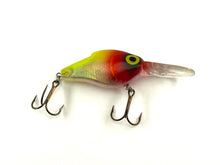 Load image into Gallery viewer, Right Facing View of SPECIAL PRODUCTION STORM LURES DEEP LIGHTNIN SHAD Fishing Lure in YELLOW CLOWN