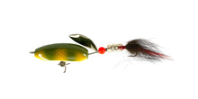 Load image into Gallery viewer, Hellraiser Tackle Company SPAZM Surface Fishing Lure • Solid Cherry Wood w/ Bear Hair