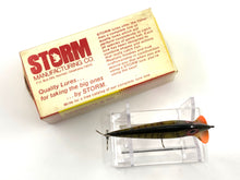 Load image into Gallery viewer, Vintage STORM T63 ThinFin SILVER SHAD Fishing Lure — NATURISTIC GREEN CRAYFISH