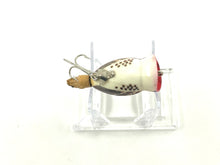 Cargar imagen en el visor de la galería, Belly View of Fred Arbogast HULA POPPER Fishing Lure with Original Box in Sparrow