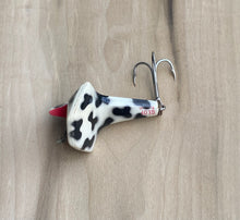 Load image into Gallery viewer, Toad Tackle • ToadTackle.net • ToadTackle.co • ToadTackle.us • Pre-Rapala • Vintage STORM LURES GLOP Fishing Lure • G52 BLACK/WHITE COACHDOG