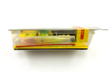 Charger l'image dans la galerie, Side View of STORM LURES TINY TUBBY Vintage Fishing Lure in Chartreuse/Perch