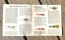 Load image into Gallery viewer, Vintage FRED ARBOGAST Fishing Hint Catalog 8 Page Pamphlet