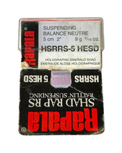 Load image into Gallery viewer, HOLOGRAPHIC FINISH • RAPALA SHAD RAP RS RATTLIN SUSPENDING Fishing Lure • HSRRS-5 HESD HOLOGRAPHIC EMERALD SHAD