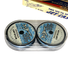 Load image into Gallery viewer, jet cast fishing line. antique fishing ephemera monofilament limp nylon