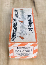 Load image into Gallery viewer, JUMPING JO Antique Fishing Lure with Original Retro Graphics Box. Made in Dayton, Ohio for Great Lakes Fish! 9