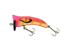 Load image into Gallery viewer, Lamprey Lure & Tackle Co "THE ORIGINAL LAMPREY" Rare Fishing Lure. NEON PINK with BLACK LIP. L
