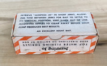 Load image into Gallery viewer, JUMPING JO Antique Fishing Lure with Original Retro Graphics Box. Made in Dayton, Ohio for Great Lakes Fish! 10