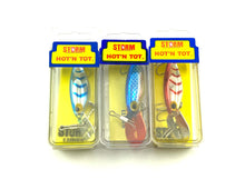 Load image into Gallery viewer, STORM LURES Hot N Tot Fishing Lures in RED, WHITE, and BLUE