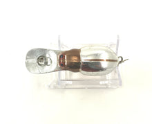 Load image into Gallery viewer, STORM BUG PLUG Vintage Fishing Lure in METALLIC SILVER BACK, CHROME. crankbait for trout, steelhead, rainbow trout