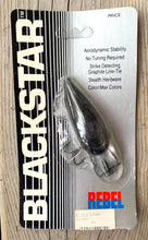 Cargar imagen en el visor de la galería, Rebel BLACKSTAR Fishing Lure in Black Back/Silver Belly