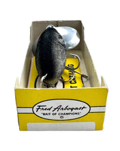 Load image into Gallery viewer, OLD FRED ARBOGAST JITTERBUG. SEEINS BELIEVIN SERIES MOUSE. Flocked and in the Original Box. 5/8 oz
