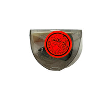Load image into Gallery viewer, Made in Australia Product Sticker for HALCO COMBAT Fishing Lure in BLACK GOLD SCALE
