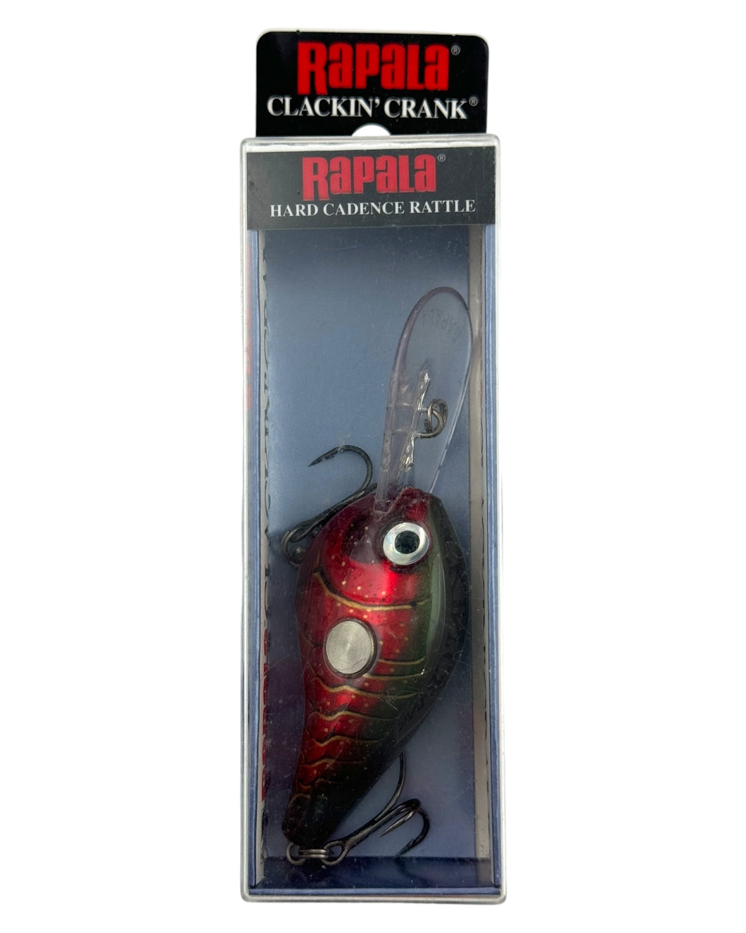 RAPALA LURES CNC-610 CLACKIN CRANK Fishing Lure in RED CRAW