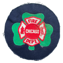 Charger l'image dans la galerie, CHICAGO FIRE DEPARTMENT IRISH HISTORY INSIGNIA DRESS UNIFORM PATCH • CFD SHAMROCK
