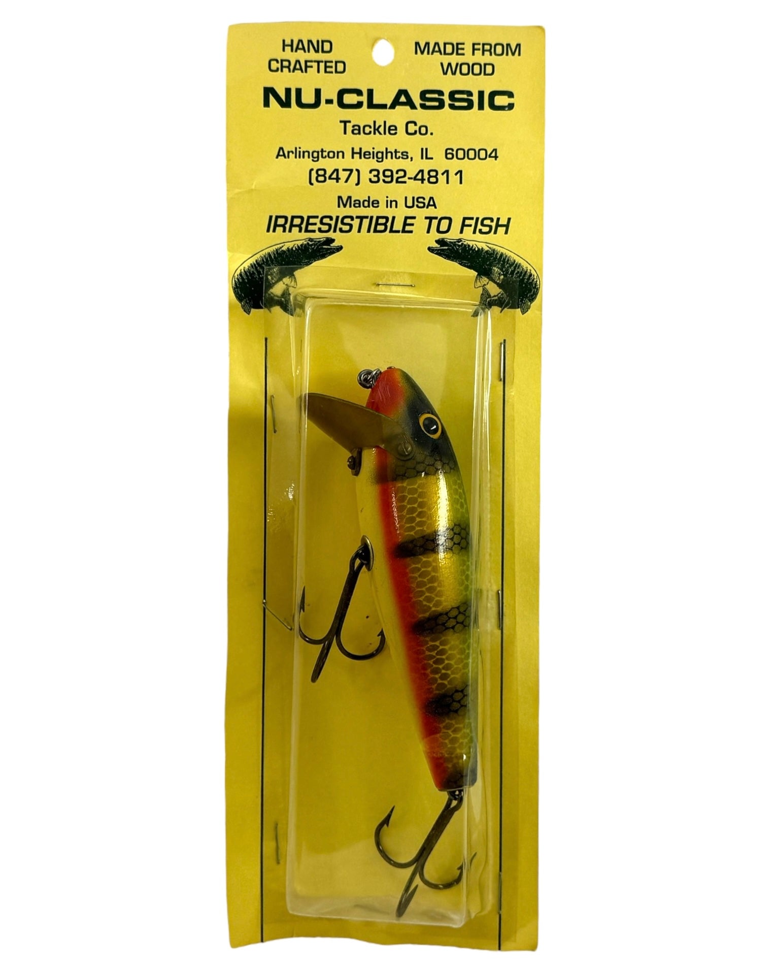 NU-CLASSIC TACKLE COMPANY Handcrafted 5 Fishing Lure PERCH – Toad