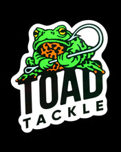 Load image into Gallery viewer, Laminated WATERPROOF Vinyl TOAD TACKLE Sticker – 5x5
