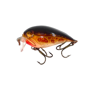 Left Facing View of STORM LURES Size 4 SUBWART Fishing Lure in BROWN FROG