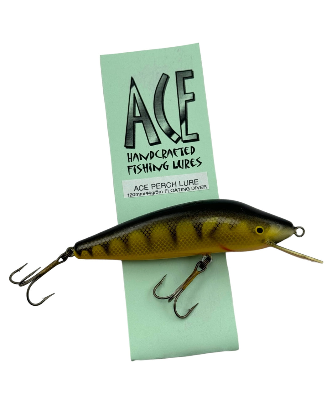 GREAT BRITAIN • ACE HANDCRAFTED FISHING LURES by GORDON GRIFFITHS • ACE PERCH LURE GREAT BRITAIN • ACE HANDCRAFTED FISHING LURES by GORDON GRIFFITHS • ACE PERCH LURE