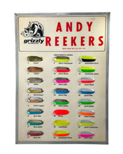 Lade das Bild in den Galerie-Viewer, GRIZZLY FINE FISHING TACKLE ANDY REEKERS TROLLING SPOON. salmon spoons
