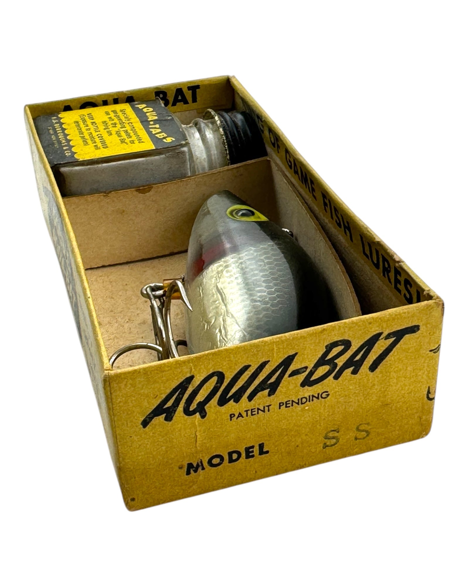 aqua bat fishing lures DOVER, NEW JERSEY • F.S. BURROUGHS & CO. AQUA-BAT VINTAGE Fishing Lure • MODEL SS