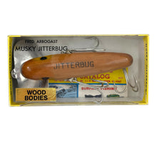 Load image into Gallery viewer, FRED ARBOGAST WOOD MUSKY JITTERBUG Vintage Fishing Lure
