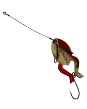 Load image into Gallery viewer, Hook Steel Leader View of HEDDON Dowagiac 3200 SERIES SPOONY FROG Antique Fishing Lure
