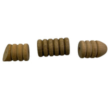 画像をギャラリービューアに読み込む, Right Facing View of Antique Wood GLOWURM Unfinished FISHING LURE Made by Mental Health Patients
