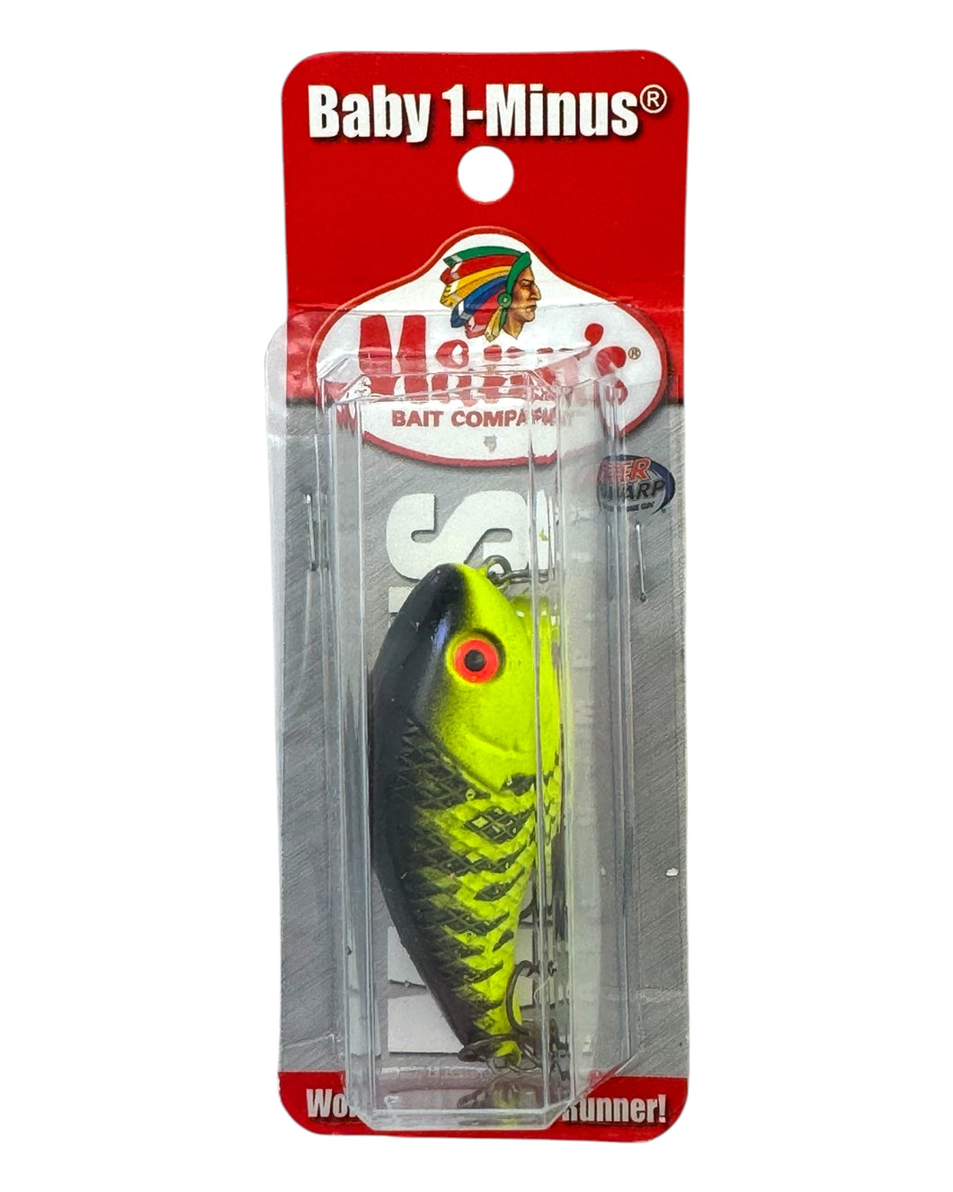 MANNS BABY ONE MINUS SHALLOW DIVER CRANKBAIT in FIRE SHAD