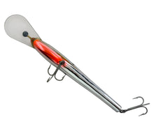 Load image into Gallery viewer, Florida Fishing Giant, BAGLEYS DIVING BANG-O-B 8 BALSA FISHING LURE in BLACK on SILVER CHROME diving lip
