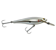 Load image into Gallery viewer, Bagleys Diving Bang O B Balsa Fishing Lure in Silver Chrome. DB 06 Saltwater Fishing Lure. Right
