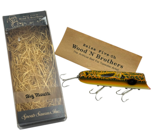 BALSA FIVE-OH BIG MOUTH TOPWATER WOOD LURE from Japan
