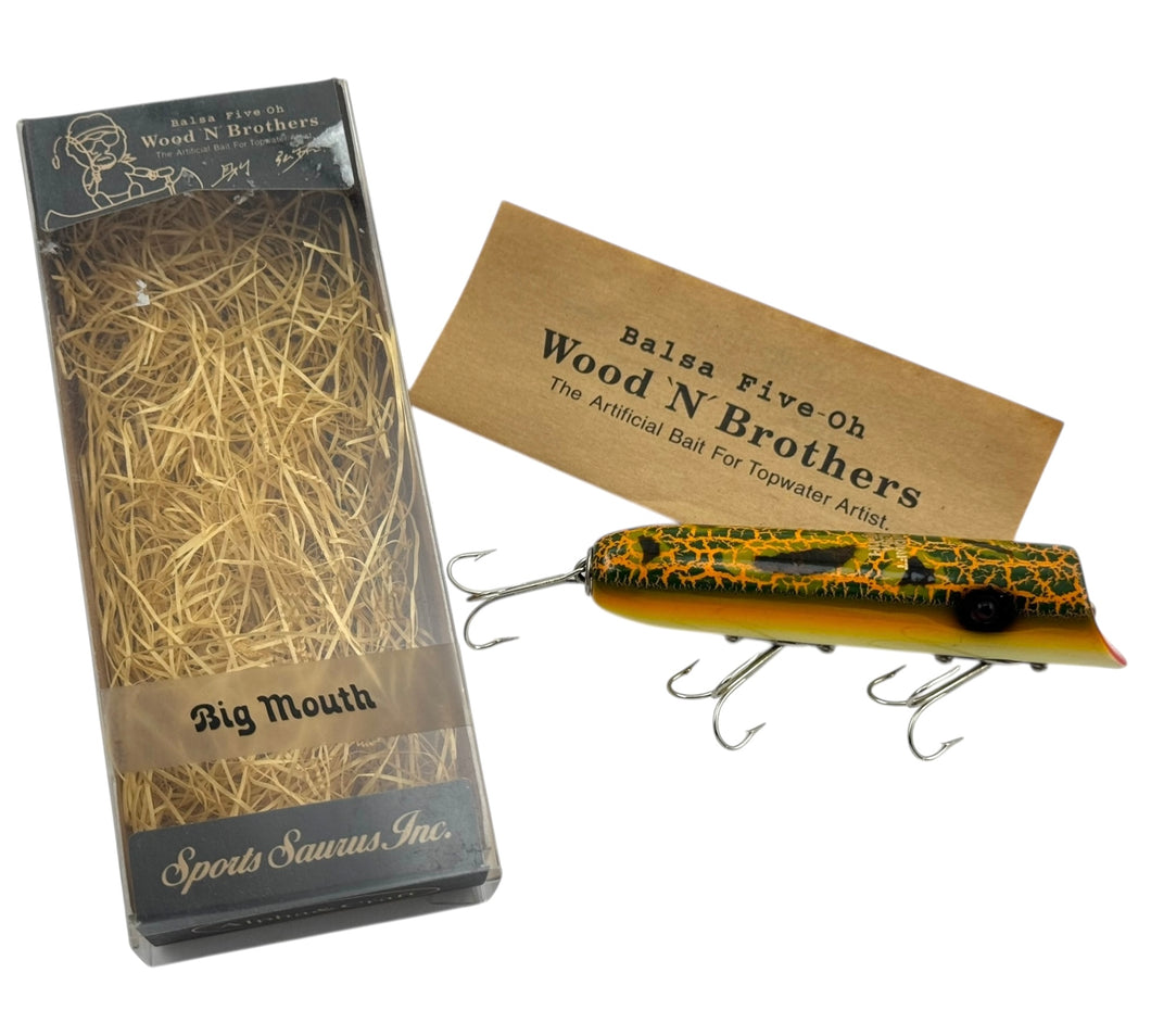 BALSA FIVE-OH BIG MOUTH TOPWATER WOOD LURE from Japan